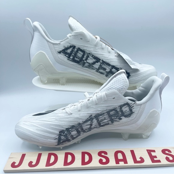 Adidas Adizero Football Cleats White Black GX4049 Men’s Sizes NWT RARE main image 8